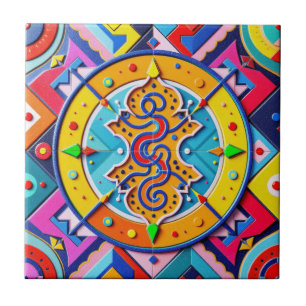 Carreau Carrelage en céramique en serpent vibrant