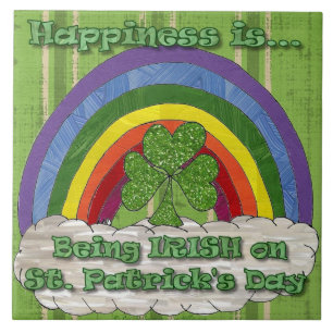 Carreau Carrelage en céramique Être Irlandais pour la Fête