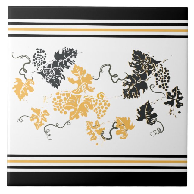 Carreau Carrelage en céramique Feuille (Devant)