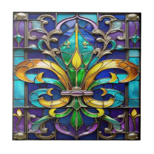 Carreau Carrelage en céramique Fleur de Lis