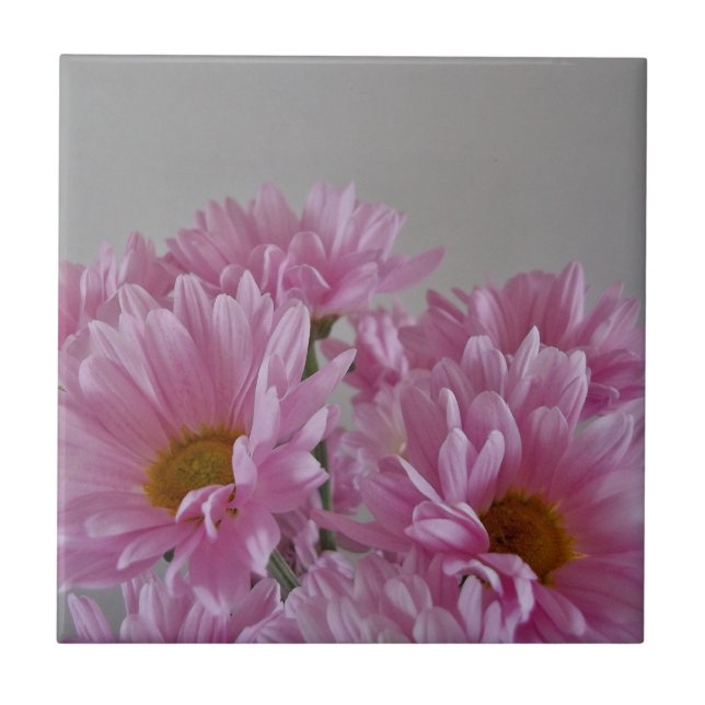 Carreau Carrelage en céramique fleurie (Devant)