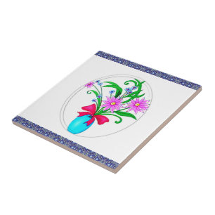 Carreau Carrelage en céramique Floral