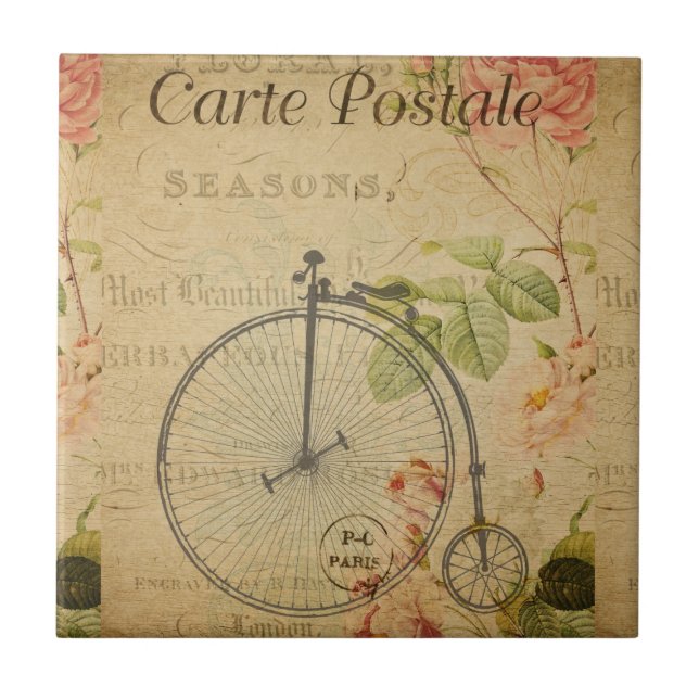 Carreau Carrelage en céramique française (Devant)