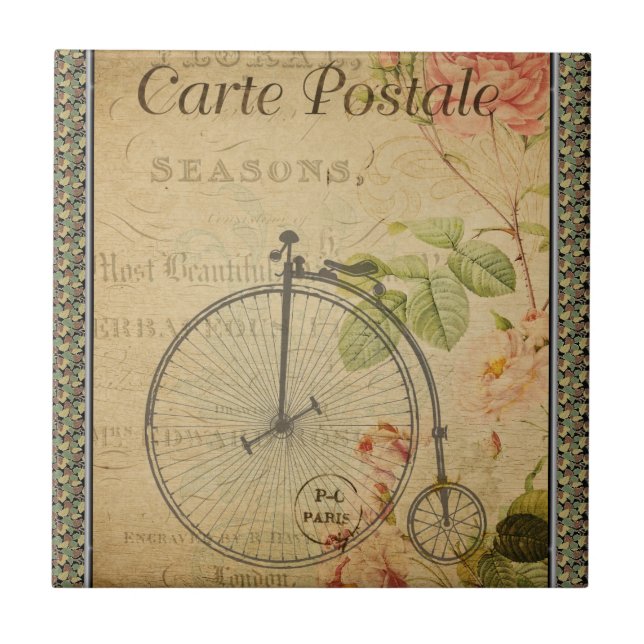 Carreau Carrelage en céramique française (Devant)