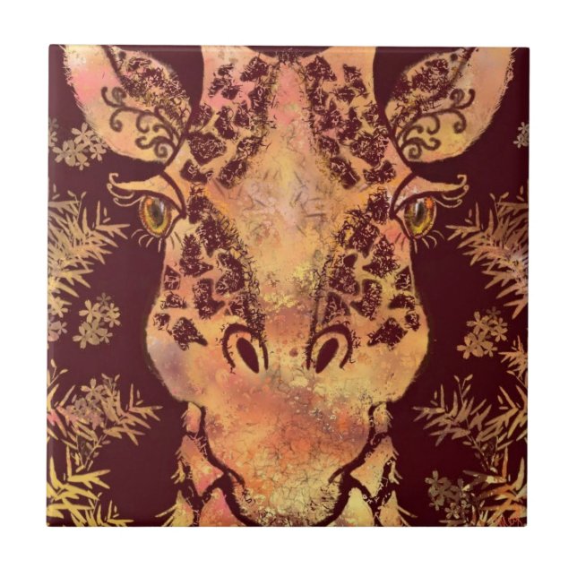 Carreau Carrelage en céramique Giraffe (Devant)