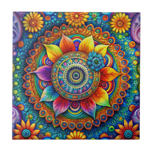 Carreau Carrelage en céramique Hippie Art