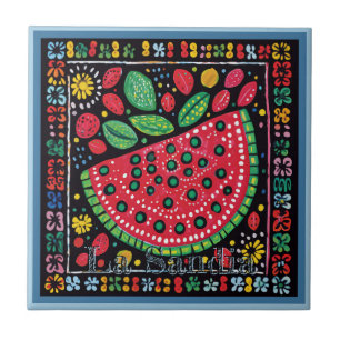Carreau Carrelage en céramique Huichol Loteria : Carrelage