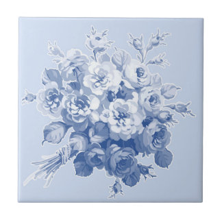 Carreau Carrelage en céramique "Jane's Rose Bouquet"