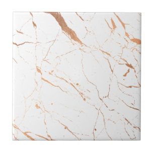 Carreau Carrelage en céramique Luxe blanc et Rose en marbr