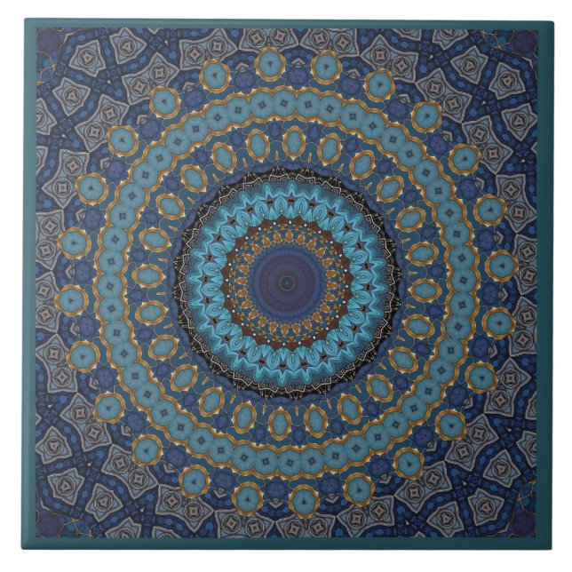 Carreau Carrelage en céramique Mandala (Devant)