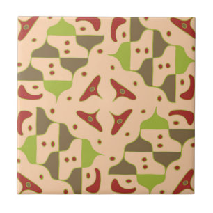 Carreau Carrelage en céramique moderne Boho Retro