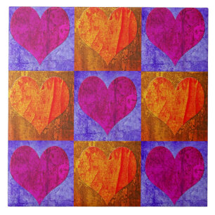 Carreau Carrelage En Céramique - Mosaïque Des Coeurs