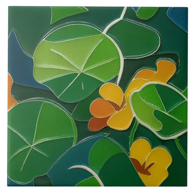 Carreau Carrelage en céramique Nasturtium (Devant)