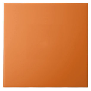 Carreau Carrelage en céramique orange audacieux.