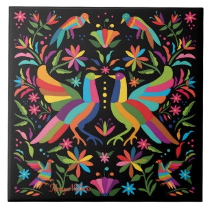 Carreau Carrelage en céramique Otomi mexicain