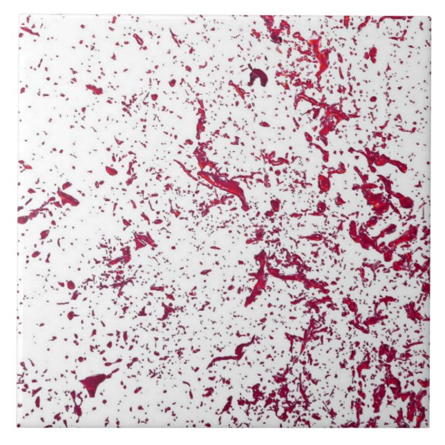 Carreau Carrelage en céramique - Peinture à pointes (Devant)