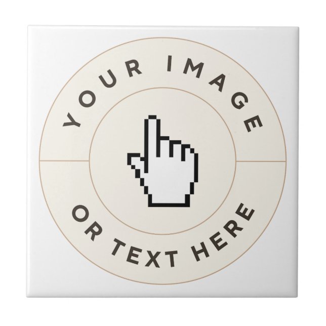 Carreau Carrelage en céramique - Personnalisé (ajouter ima (Devant)