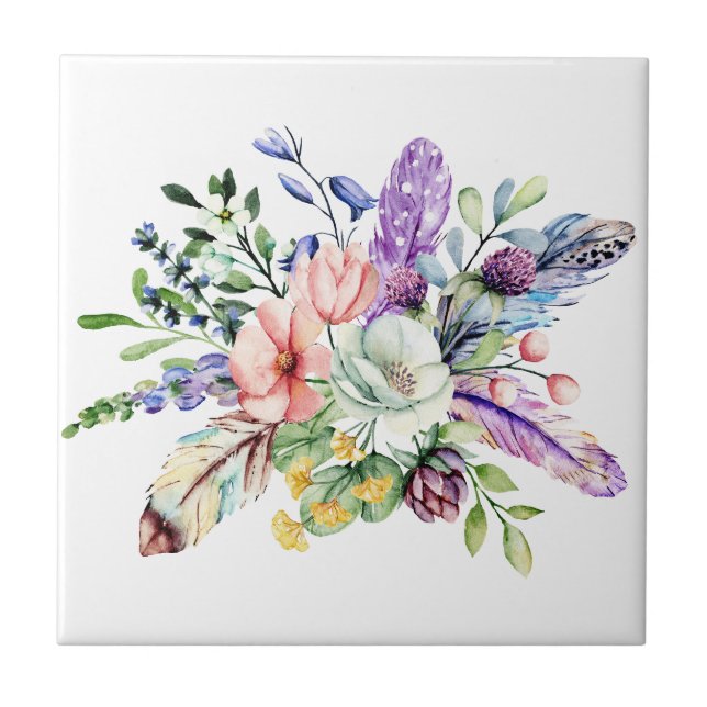 Carreau Carrelage en céramique, petit (4,25 po x 4,25 po), (Devant)