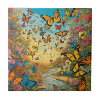 Carreau Carrelage en céramique, petit (4,25 po x 4,25 po)