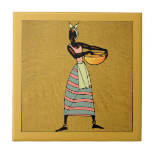 Carreau Carrelage en céramique pour femmes d'Afrique