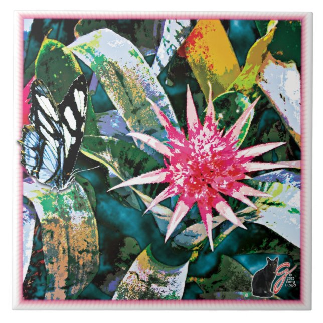 Carreau Carrelage en céramique Prickie Bromie (Devant)