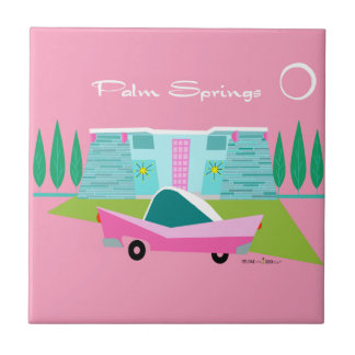 Carreau Carrelage en céramique Retro Rose Palm Springs
