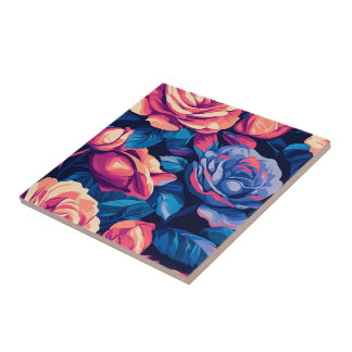Carreau Carrelage en céramique Rose cool Pour Décor Maison
