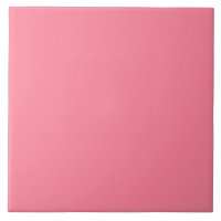 Carrelage en céramique rose pamplemousse.
