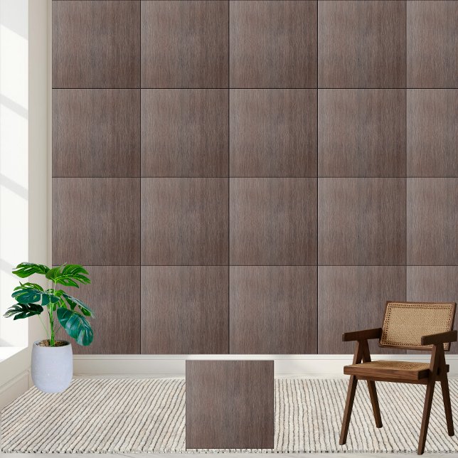 Carreau Carrelage en céramique rustique en bois foncé Brow (Rustic Dark Brown Wood Texture Ceramic Tile)