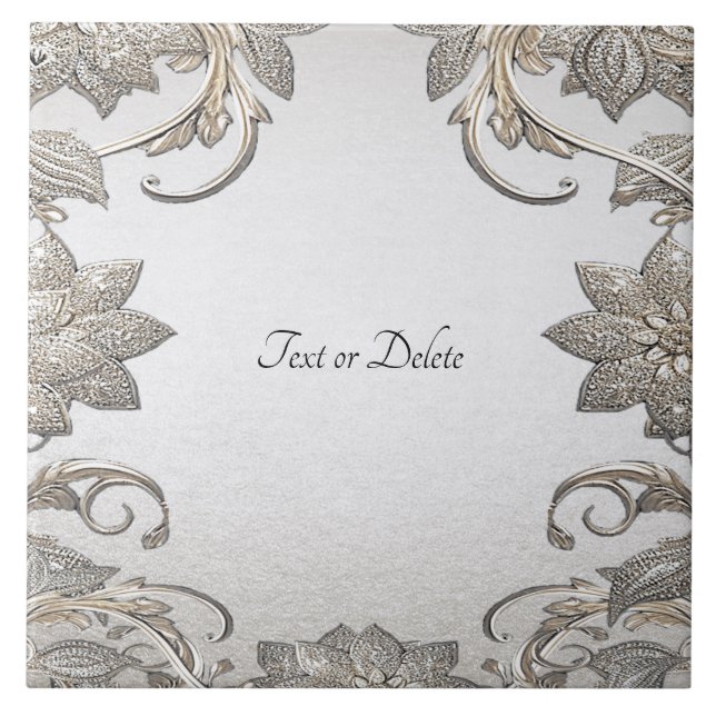 Carreau Carrelage en céramique Silver Gold (Devant)