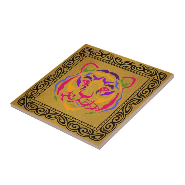 Carreau Carrelage en céramique Tiger (Côté)