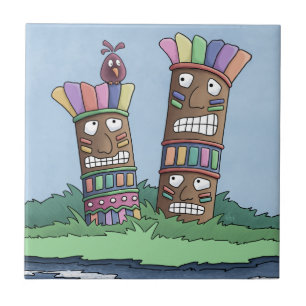 Carreau Carrelage en céramique Tiki Bird Rosebud