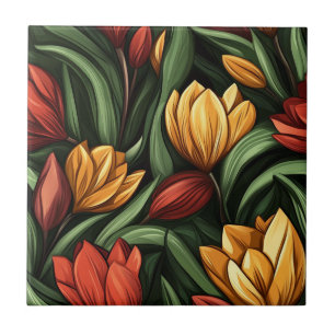 Carreau Carrelage en céramique Tulip cool pour plancher
