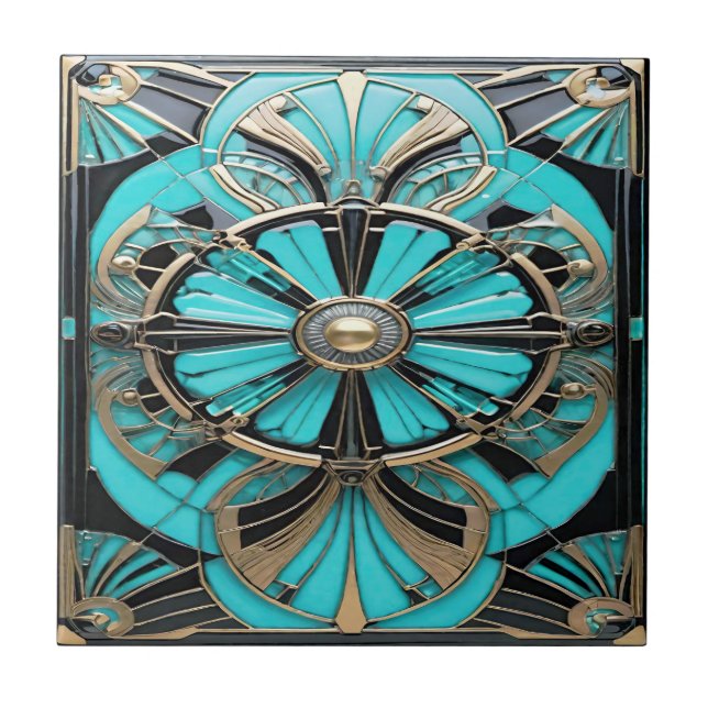 Carreau Carrelage en céramique Turquoise Dreams (Devant)