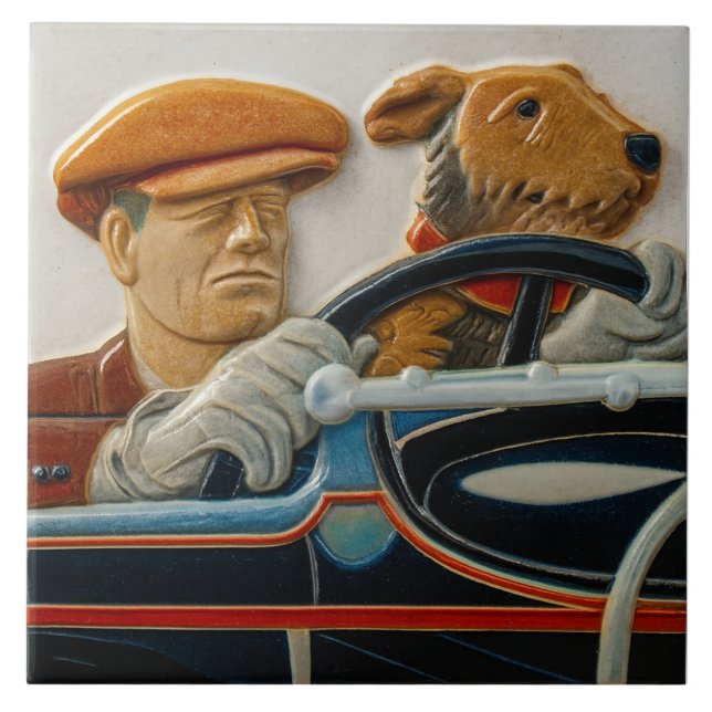Carreau Carrelage en céramique Vintage (Devant)