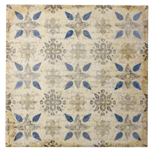 Carreau Carrelage en céramique vintage Blue Faux Rustique