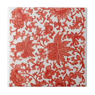 Carreau Carrelage en céramique Vintage chinois d'antiquité