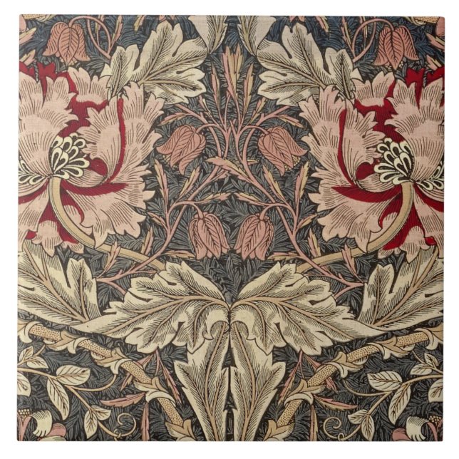 Carreau Carrelage en céramique - William Morris Floral Art (Devant)