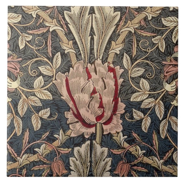 Carreau Carrelage en céramique - William Morris Floral Art (Devant)