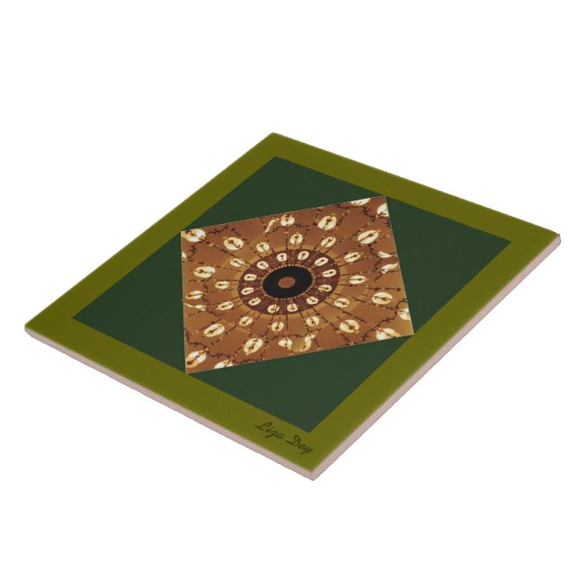 Carreau Carrelage en diamant 'Abstrait de lustre' / Trivet (Côté)