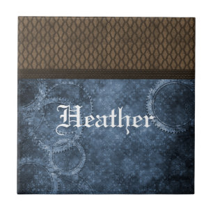 Carreau Carrelage en métal, bleu