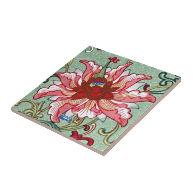 Carreau Carrelage (Fleur grecque) RFPMDesigns ©️ 2024 (Côté)