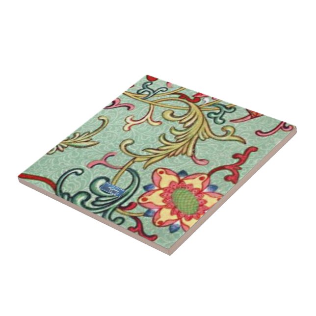 Carreau Carrelage (fleur irlandaise) RFPMDesigns ©️ 2024 (Côté)
