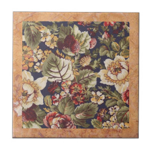 Carreau Carrelage floral vintage