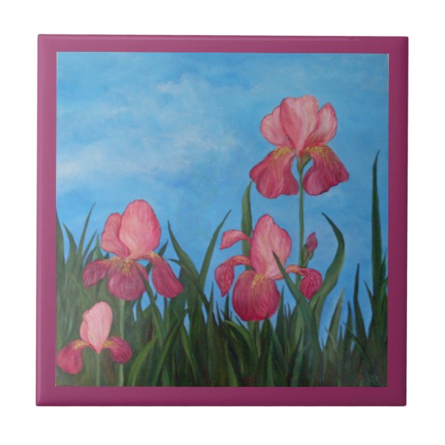 Carreau Carrelage frontalier Iris (Devant)