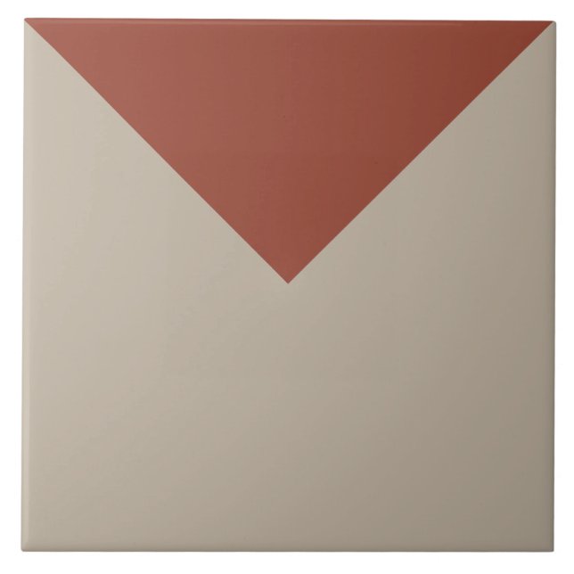 Carreau Carrelage géométrique des couleurs du milieu du si (Devant)