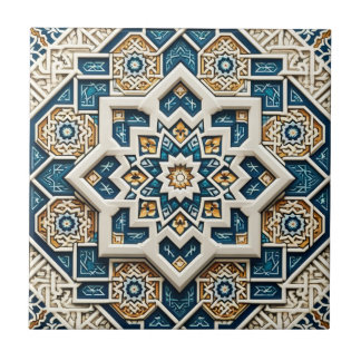 Carreau Carrelage géométrique islamique complexe - tendanc