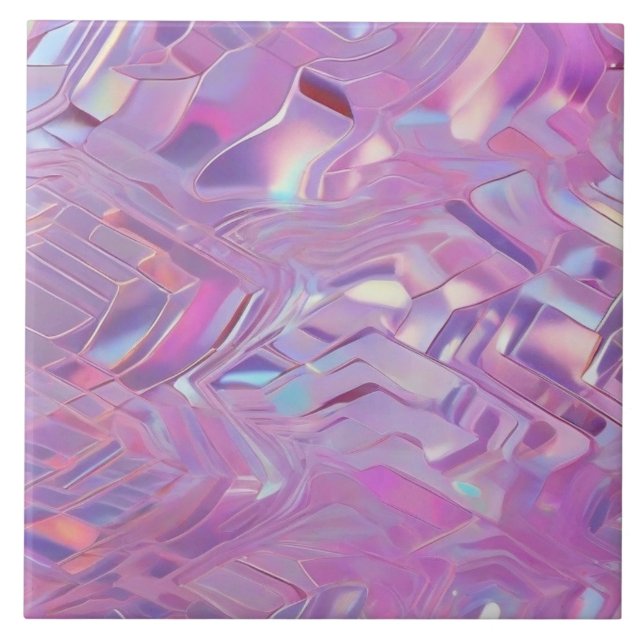 Carreau Carrelage Holographique en céramique (Devant)