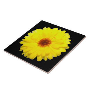 Carreau Carrelage jaune marigold fluorescent