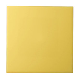 Carreau Carrelage jaune moutarde solide